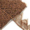 Lace Guipure Trim w Daisies & Pointed Scalloped Edging
