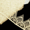 Lace Guipure Trim w Daisies & Pointed Scalloped Edging