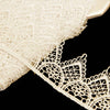 Lace Guipure Trim w Daisies & Pointed Scalloped Edging
