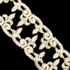 Lace Guipure Trim w Fleur De Lis Swirls
