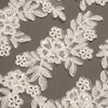 Floral & Leaf Sequin & Beaded Lace Motif (Pair)