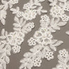 Floral & Leaf Sequin & Beaded Lace Motif (Pair)