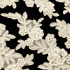 Floral & Leaf Sequin & Beaded Lace Motif (Pair)