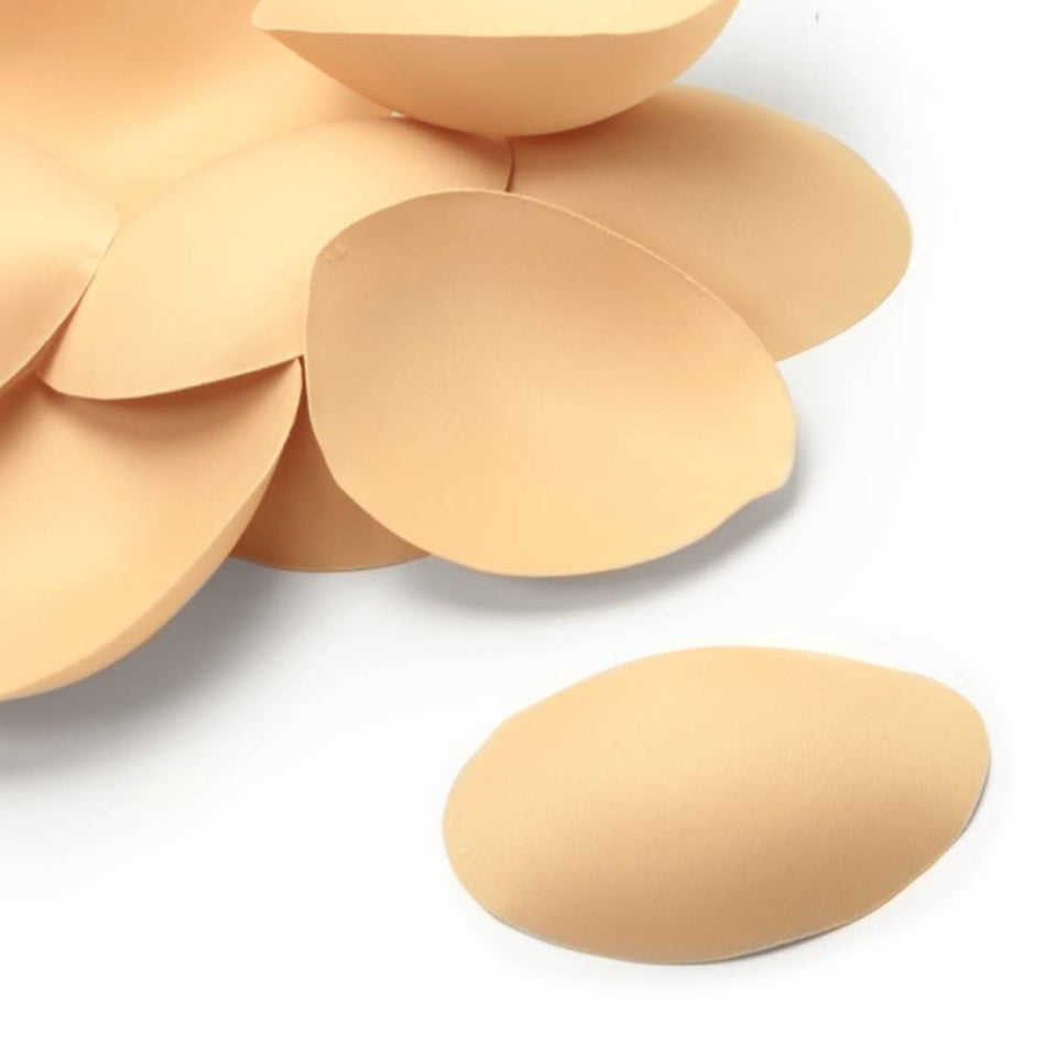 Bra Cup Moulded Pad/Inserts  - Oval (Pair)