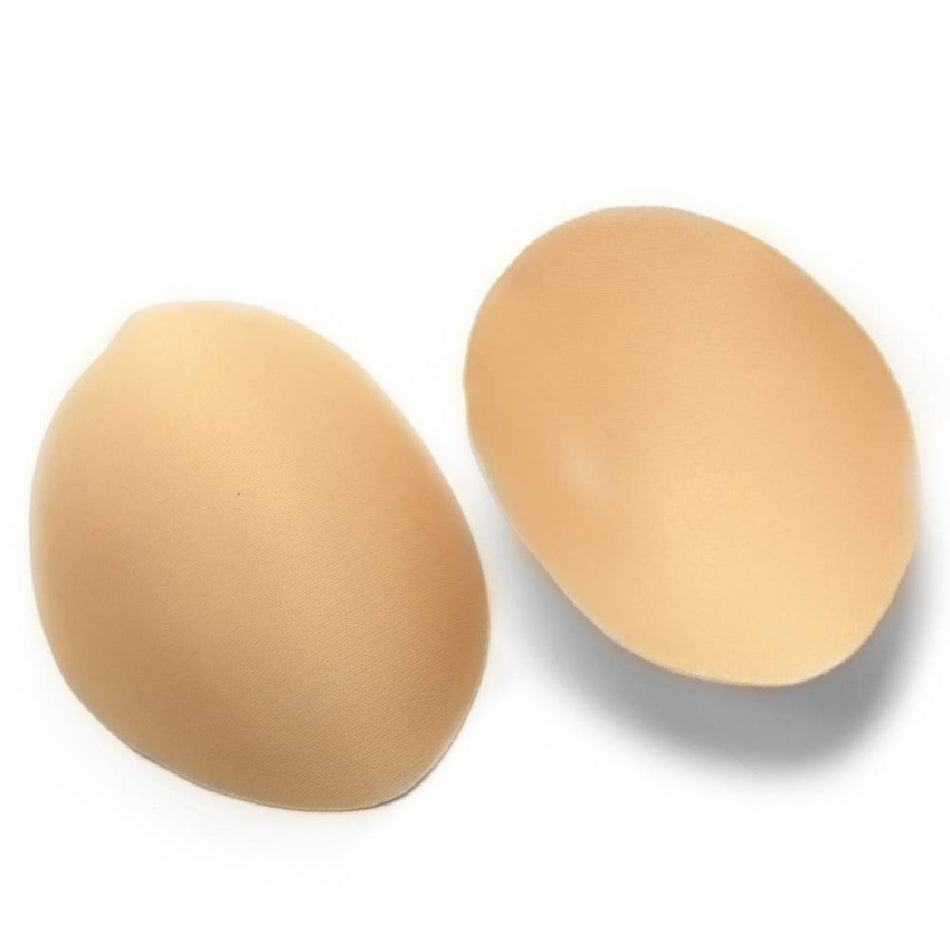 Bra Cup Moulded Pad/Inserts  - Oval (Pair)