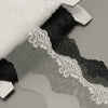 Lace Galloon Trim w Embroidered Edging