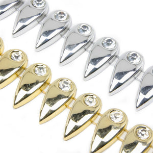 Teardrop Metallic Trim w Diamante
