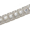 Square Rhinestones Trim w Diamante