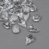 Glass Teardrop Briolette Faceted Pendant Beads - 20x12mm