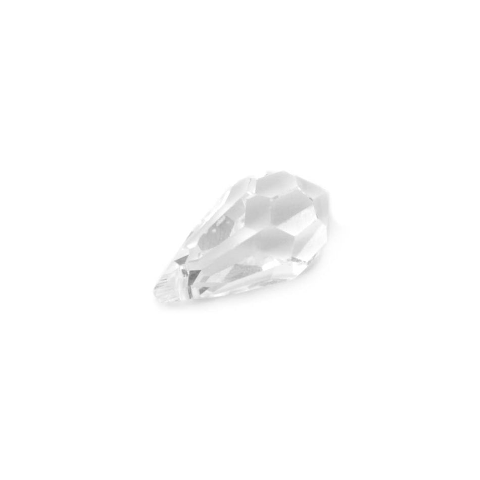 Glass Teardrop Briolette Faceted Pendant Beads - 20x12mm