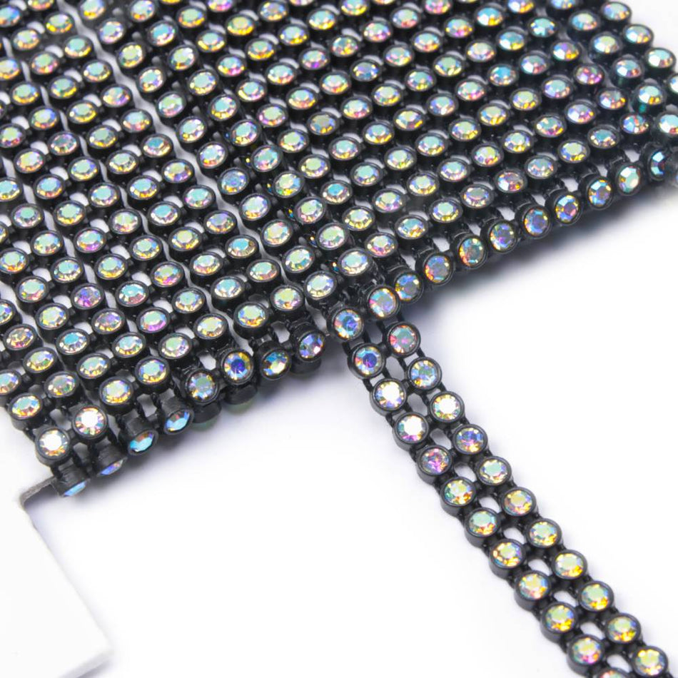 Preciosa Diamante Crystal Banding Trim - SS13 (2 Row)
