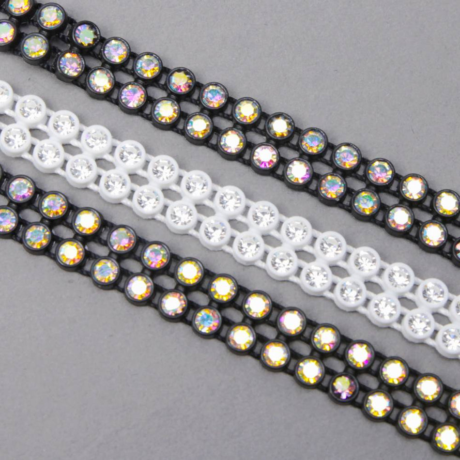 Preciosa Diamante Crystal Banding Trim - SS13 (2 Row)