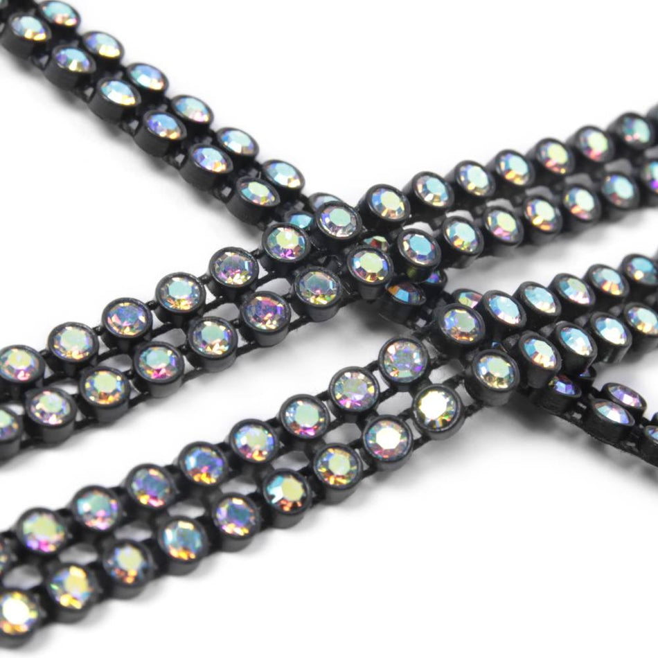 Preciosa Diamante Crystal Banding Trim - SS13 (2 Row)
