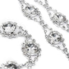 Double Diamante Wave Crystal Chain Trim