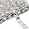 Square Diamante Crystal Chain Trim