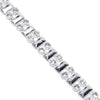 Bevelled Rectangular Bar Metallic Trim w Diamante
