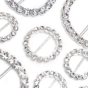 Preciosa Diamante Round Metal Buckle