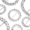 Preciosa Diamante Round Metal Buckle