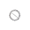 Preciosa Diamante Round Metal Buckle