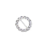Preciosa Diamante Round Metal Buckle