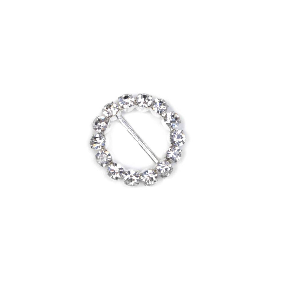 Preciosa Diamante Round Metal Buckle