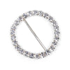 Preciosa Diamante Round Metal Buckle