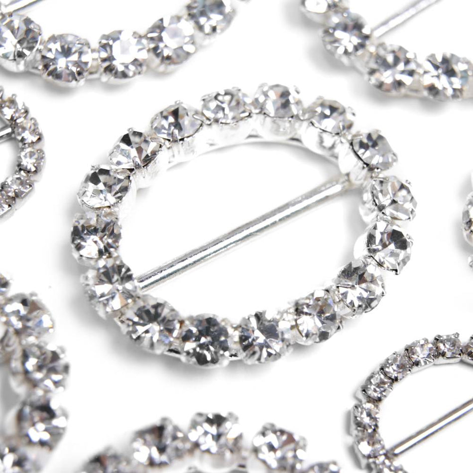 Preciosa Diamante Oval Metal Buckle