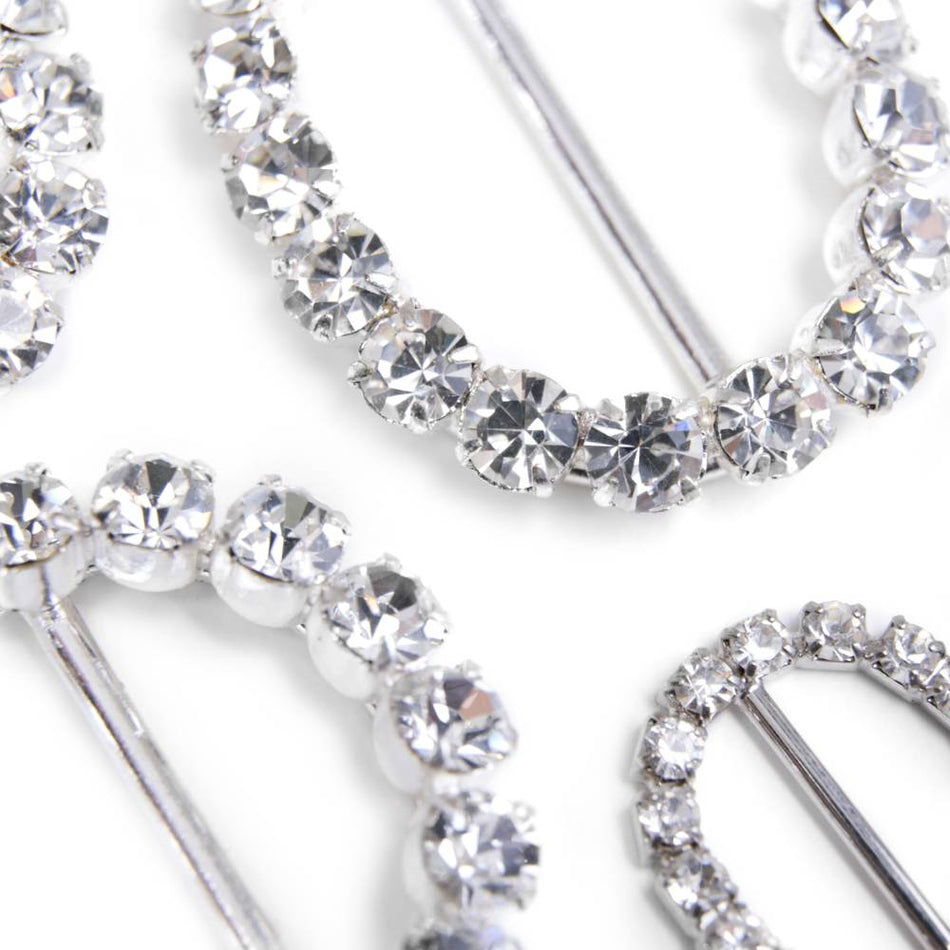 Preciosa Diamante Oval Metal Buckle