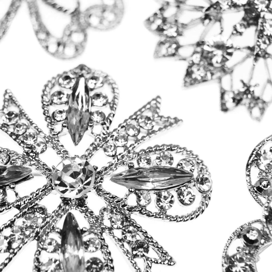 Diamante Rhinestone Brooches