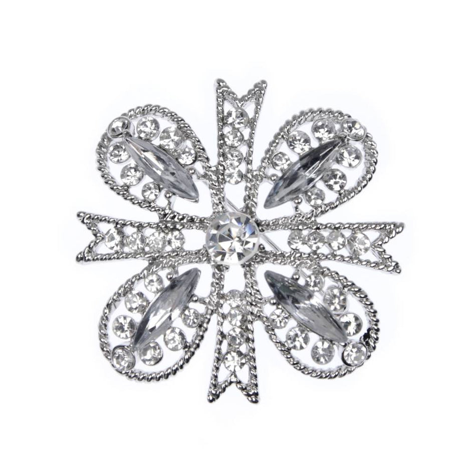 Diamante Rhinestone Brooches