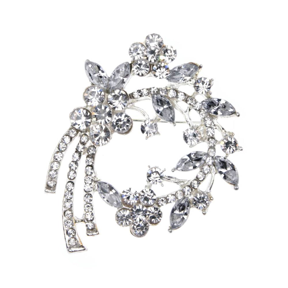 Diamante Rhinestone Brooches