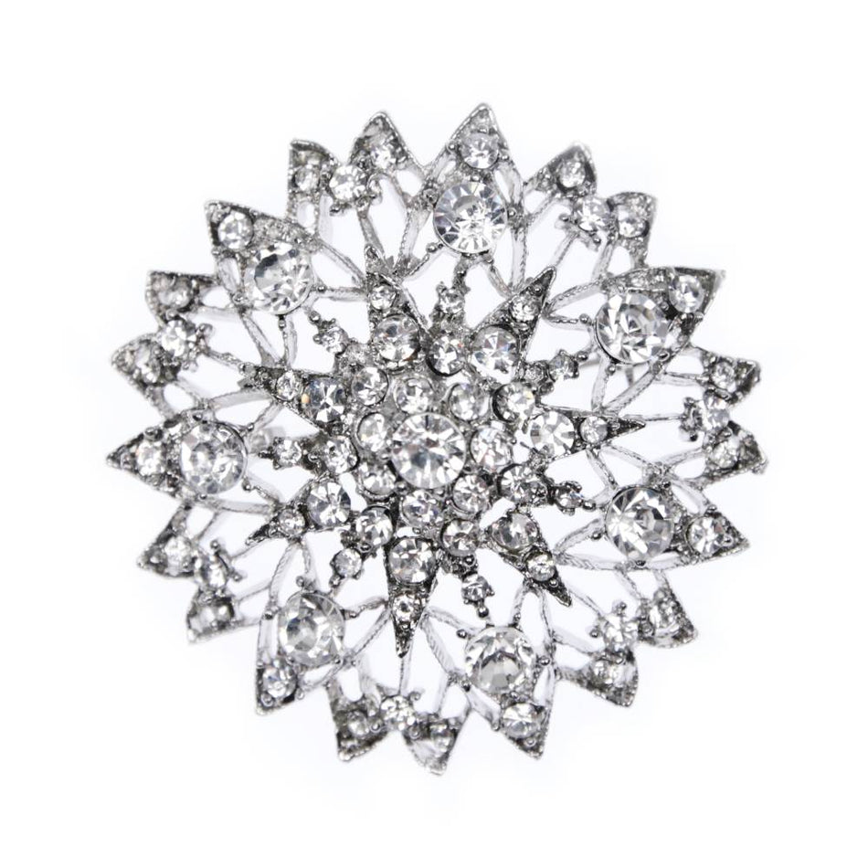 Diamante Rhinestone Brooches