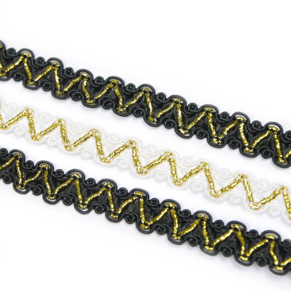 Lurex Zig-Zag Gimp