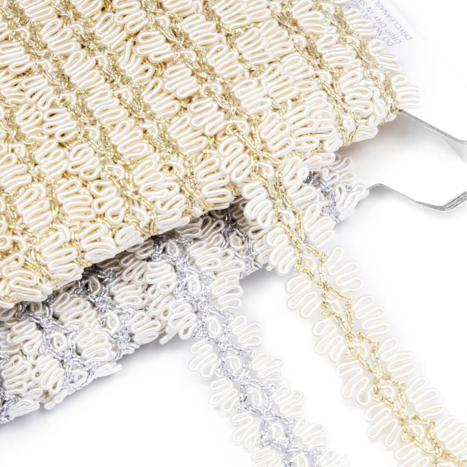 Fine Cord Braid w Lurex Centre
