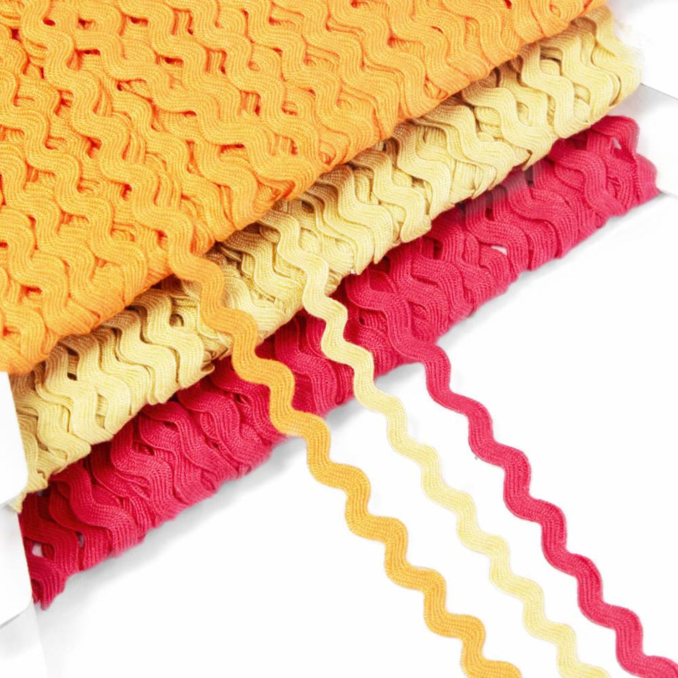 Ric-Rac Polyester Trim - 8mm