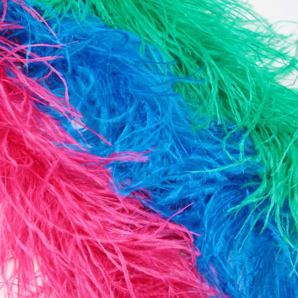 Ostrich & Marabou Feather Boa Trim