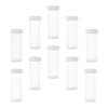Plastic Vials w Snap Cap (10 Pack)