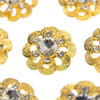 Vintage Style Diamante Buttons - Mary