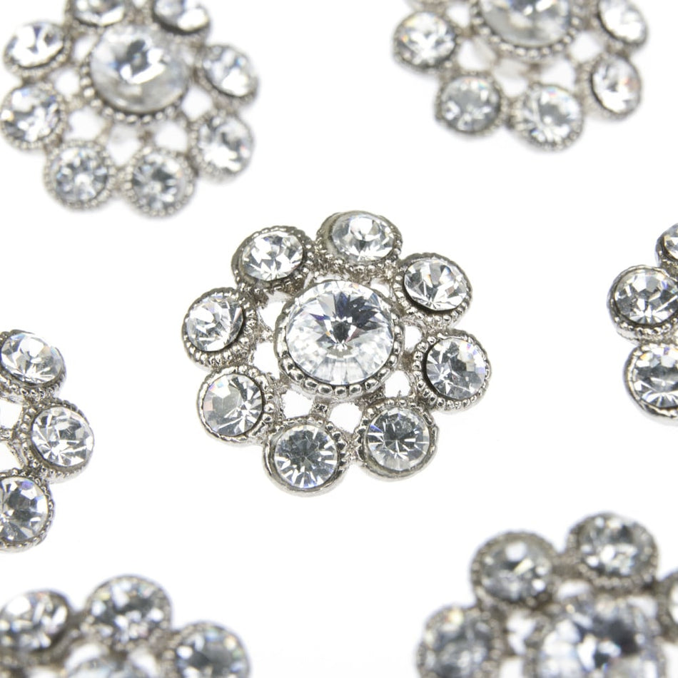Vintage Style Diamante Buttons - Emily