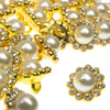 Vintage Style Diamante Buttons - Nancy