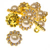 Vintage Style Diamante Buttons - Nancy