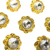 Vintage Style Diamante Buttons - Polly