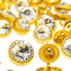 Vintage Style Diamante Buttons - Lena