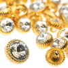 Vintage Style Diamante Buttons - Lena