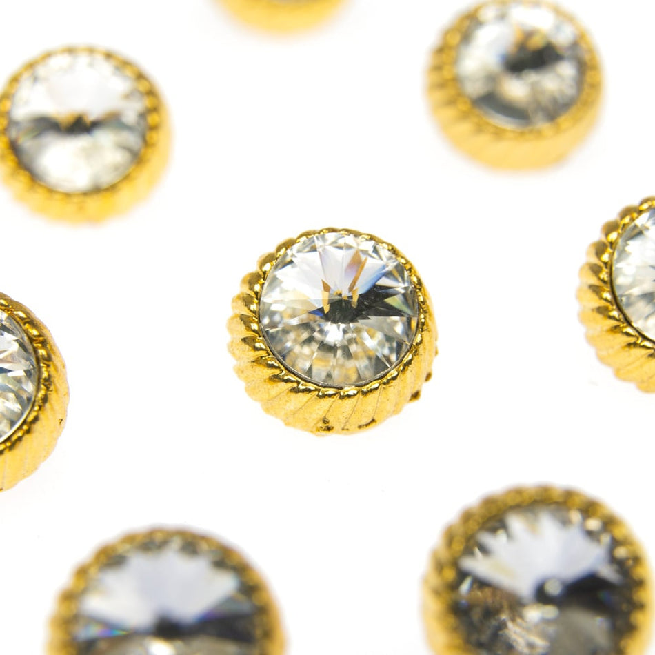 Vintage Style Diamante Buttons - Lena