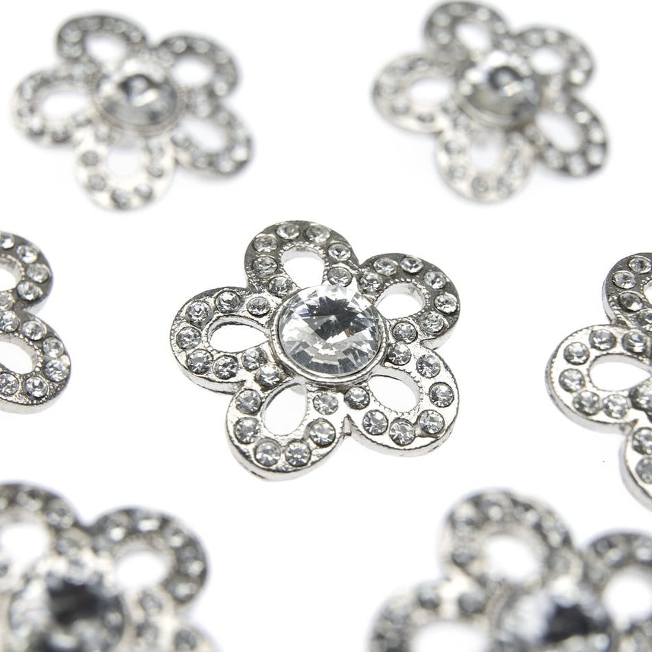 Vintage Style Diamante Buttons - Betty