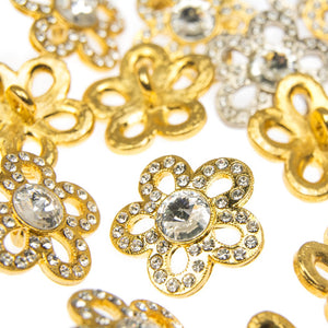 Vintage Style Diamante Buttons - Betty