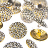 Vintage Style Diamante Buttons - Nellie