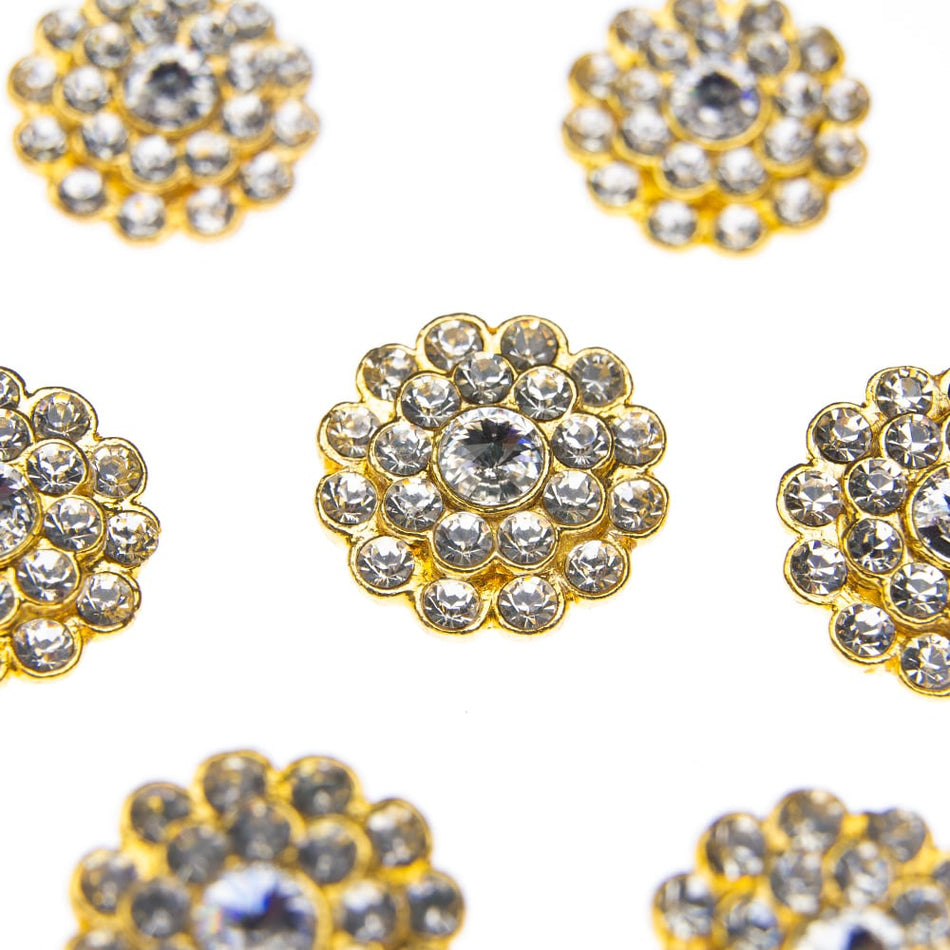 Vintage Style Diamante Buttons - Ivy