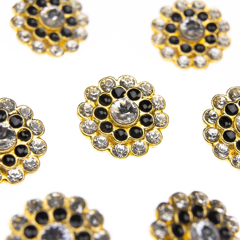 Vintage Style Diamante Buttons - Ivy